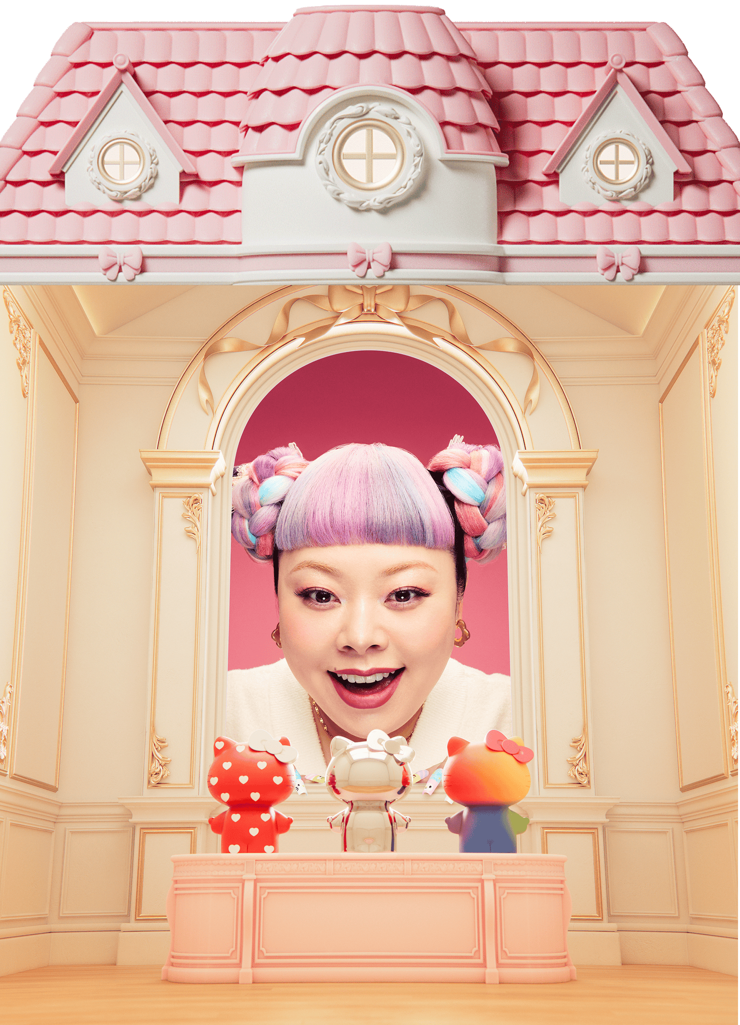 sanrio house × Naomi Watanabeコラボイメージ